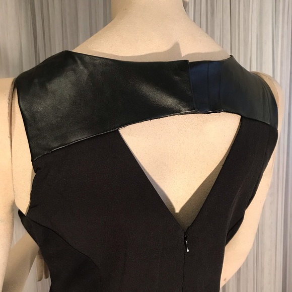 Romeo and Juliet Couture LBD with Faux Leather - Picture 6 of 8